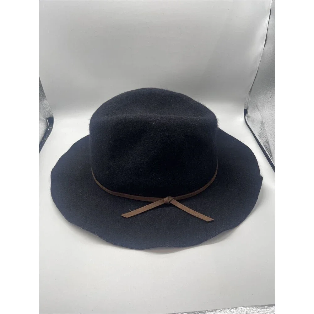Brixton Valley Fedora Wool Hat In Black One Size New